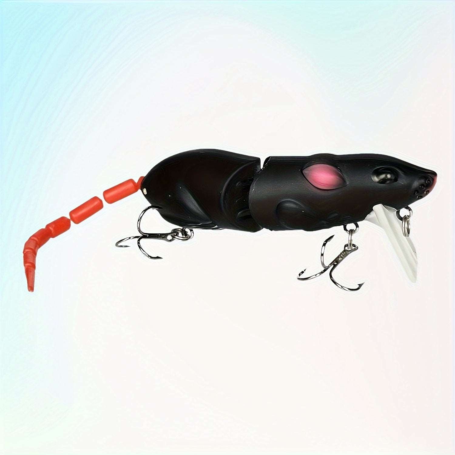 Pack de 3 Leurres de Pêche Wild Hero Topwater Mouse - Swimbaits Réalistes pour Bass & Truite, Construction Durable en Eva/Acier Inoxydable, Cadeau Idéal pour les Pêcheurs FISH